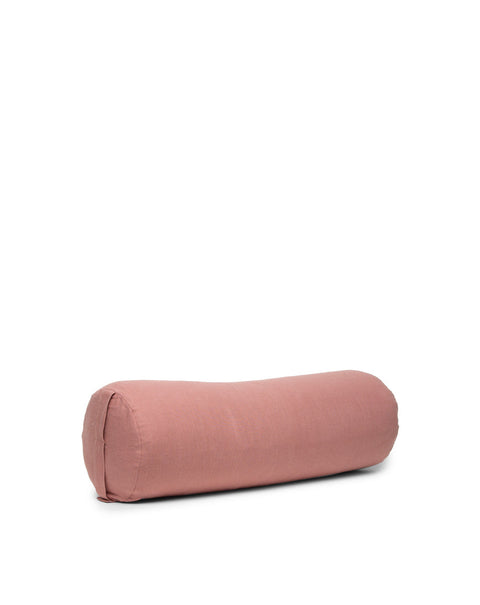 linen cylindrical bolster